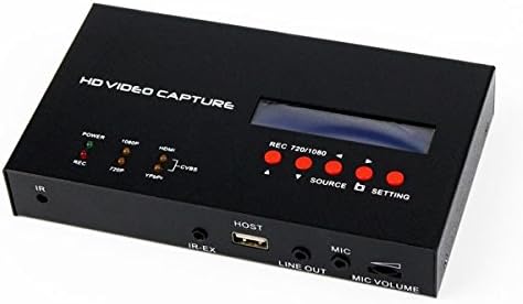 מקורי EZCAP מקורי 283S HD 1080P משחק וידאו לכידת HDMI YPBPR מקליט CVB