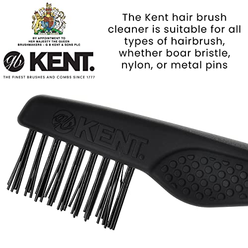 Kent LC8 חצי רדיאלי cherrywood טהור Blistle Bristle Brush - מתאים לכל סוגי השיער