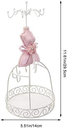 מחזיק קישוט קאבילוק תצוגה עמדת תכשיטי ברזל תצוגת שמלת שמלת שמלת צורה תכשיטים מתלה עגיל עגיל עגיל מתלה מארגן