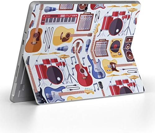 כיסוי מדבקות Igsticker עבור Microsoft Surface Go/Go 2 אולטרה דק מגן מדבקת גוף עורות 012037 מוזיקה גיטרה מגניבה