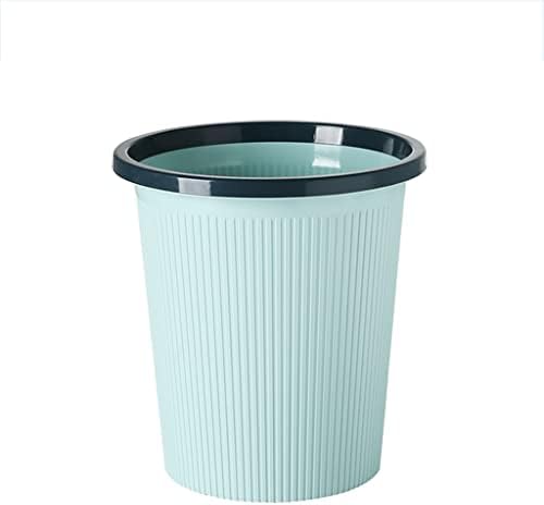 אשפה יכול פלסטיק אשפה יכול קטן משרד אשפה יכול אין כיסוי לחיצה טבעת פתיחת אשפה סל מתאים לאמבטיה