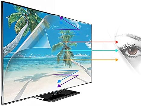 32-43 אינץ מט נגד בוהק טלוויזיה מסך מגן / אנטי כחול אור חסימת סרט להקל על לחץ בעיניים, עבור