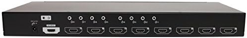 Startech.com 8 יציאה HDMI מפצל - סוגריים הרכבה - יציאת Multi HDMI - HDMI Hub - HDMI Audio Splitter