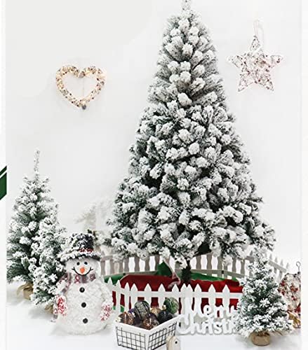 עץ חג המולד של CYZPF, פתית שלג לבנה ננה משקל קל וקל להרכבה עמדת מתכת לקישוטים למלונות Home Home