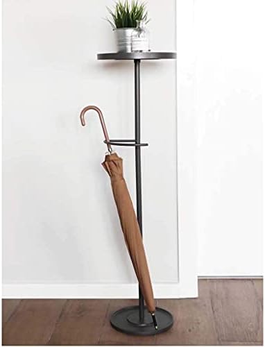 עמדות מטרייה של LXDZXY, אישיות יצירתית צינורית של מתלה אחסון רצפה פשוטה עם מחזיק בית, אפור בהיר