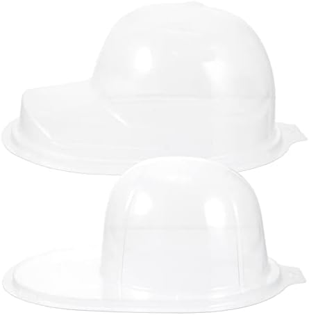 2 יחידות בייסבול כובע תצוגת מקרה, פלסטיק בייסבול כובע מחזיקי כובע מגן, קיר הר כובע קופסות בייסבול