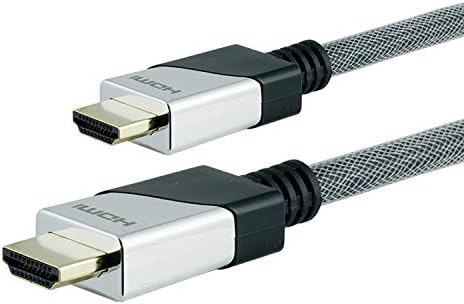 GE HDMI כבל, 4 רגל, מלא HD 1080P 4K 60Hz, HDMI 2.0, 18 ג'יגה-ביט לשנייה, עם אתרנט, טווח דינמי גבוה, לטלוויזיה