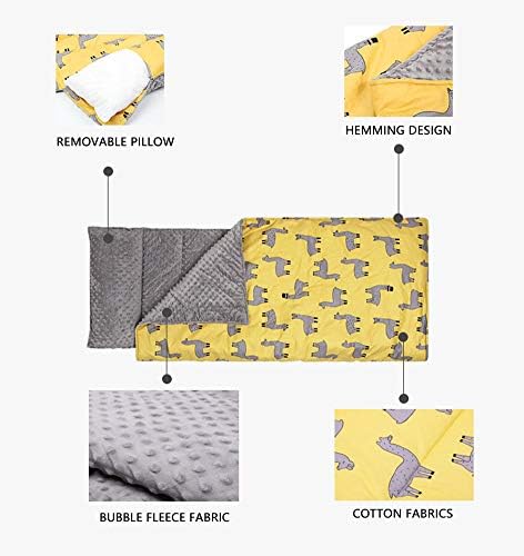 קריקטורה סגנון מתקפל פיג ' מות תיק מעטפת טופס כותנה שינה שק עם נשלף כרית עבור תינוק פעוטות ילדים מעון יום גן