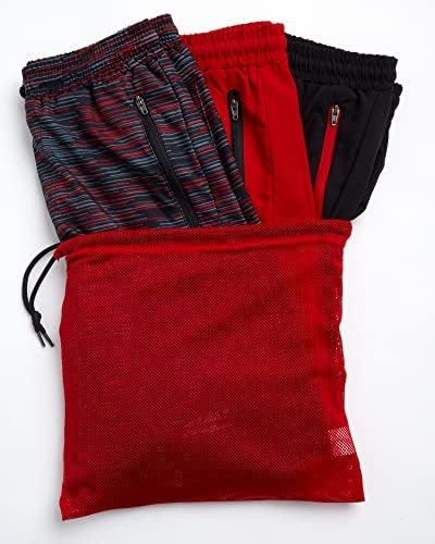 מכנסיים קצרים פעילים של אדי באואר - 3 מכנסיים קצרים אתלטי יבש מהיר - מכנסי ביצועים רשת היברידיים