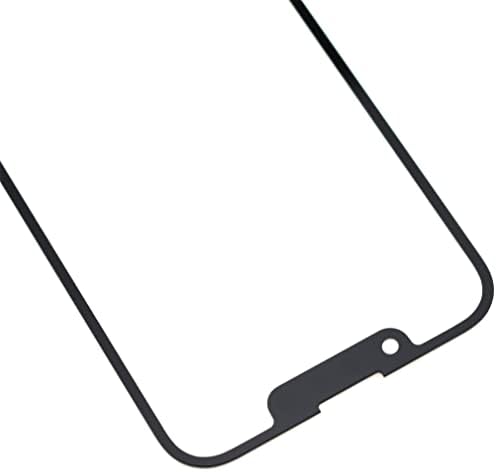 זריחת זוהר חיצוני קדמי זכוכית כיסוי מסך החלפה לאייפון 13 מיני עם מותקן אופטי ברור דבק שחור 5.4