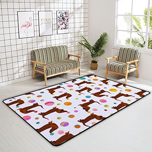 זוחל שטיח מקורה משחק מחצלת מחצלת כלבים מצוירת לסלון חדר שינה חינוכי חינוך משתלת שטיחים שטיחים 80x58