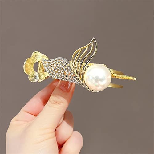 N/A Pearl Fishtail Clip Clip קישוט