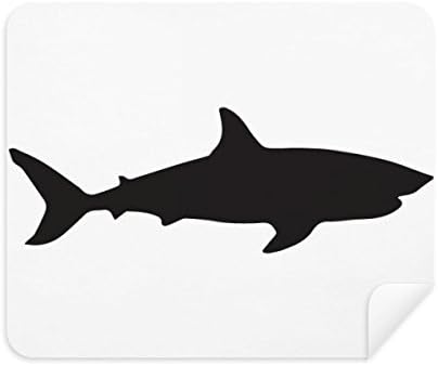 צייתן כחול אוקיינוס כריש דגים עזים ניקוי בד מסך מנקה 2 יחידות זמש בד