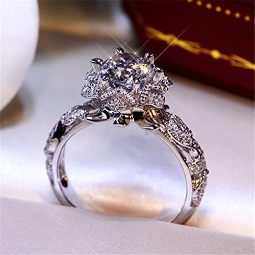 2023 חדש מתוך תכשיטי מתנת אביזרי אירוסין טבעת חלול חתונה נשים טבעות נשיקות טבעות