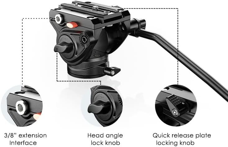 אלומיניום קוואד צינור מקצועי 72 חצובה עבור Leica V-Lux