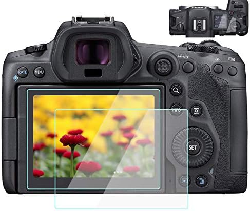 WH1916 R3 מגן מסך למצלמת Canon EOS R3 & R5, מזכוכית מזג אנטי-סקרח