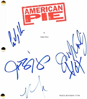 ג'ייסון ביגס, ג'ניפר קולידג ', נטשה ליון, אדי קיי תומאס חתימה חתומה על חתימה - תסריט סרטים אמריקאי - סאן וויליאם