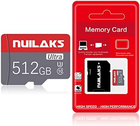 כרטיס זיכרון מיקרו 512 ג ' יגה-בייט 10 כרטיס זיכרון מהיר למצלמה, קונסולת משחקי מחשב, מצלמת דאש, מצלמת