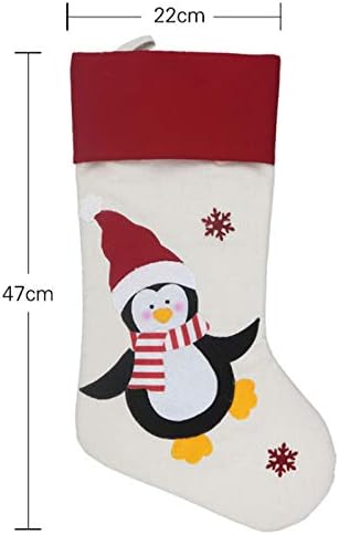 ינסנידו מקסים למגרש גרבי חג מולד של 4 גרביים תלויות בהתאמה אישית גרביים גדולים לקישוטי מסיבות חג