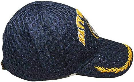 סחר רוחות חיל הים האמריקאי ותיק כחול כדור כובע בייסבול כובע רשת מרקם כובע592א כובע