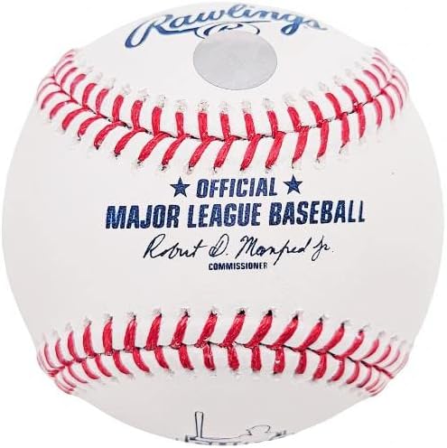 איצ'ירו סוזוקי חתימה על חתימה רשמית של סיאטל מרינרס היכל התהילה של לוגו HOF בייסבול הוא מלאי הולו 209040