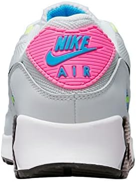 Nike Mens Air Max 90 נעליים, טהור פלטינה/פיצוץ ורוד שחור