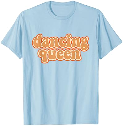 ריקוד מלכת חולצה בציר ריקוד שנות ה -70 חולצה חולצה