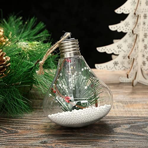 מנורת LED שקופה נורה שטוחה נורה לחג המולד מנורת בקבוק בקבוק קישוט יצירתי של מסיבת יום הולדת