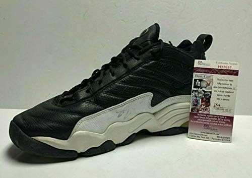 משחק חתימה של Shareef Abdur -Rahim נעשה שימוש בנעל כדורסל נייקי JSA H22697 - נעלי ספורט NBA עם חתימה