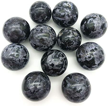 Qiaonnai ZD1226 1PC כדור גברו טבעי כדור קוורץ שחור כדורי קריסטל כדורים מינרלים ריפוי עיצוב מתנה