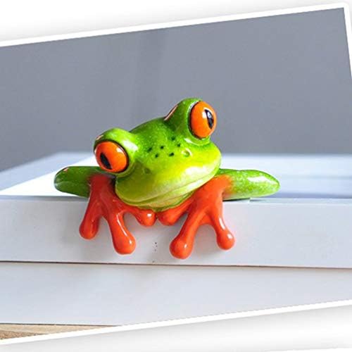 אביזרי שולחן כתיבה אביזרי שולחן אביזרים מלאכה צפרדעי שרף צפרדע צעצוע מחשב תפאורה צפרדע מלאכה מצורת פיקוח