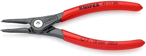 Knipex 49 11 A0 Precision Circlip צבת עבור Circlips חיצוניים 3-10 ממ