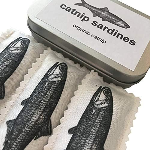 חיות מחמד מטרה ciaogattocat catnip sardines עם פח פח