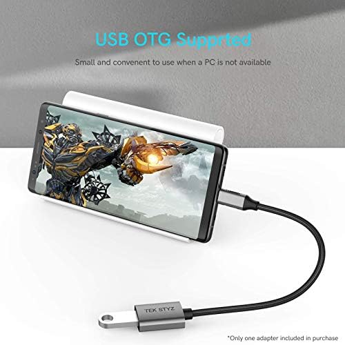 מתאם Tek Styz USB-C USB 3.0 תואם ל- Xiaomi Poco M4 Pro 5G OTG Type-C/PD ממיר נשי USB 3.0.