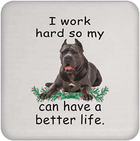 מצחיק אומר מתנות CANE CORSO CHRESTNUT BLACK יכול לחיות טוב יותר כדי שהכלב שלי יוכל לחיים חיים טובים יותר