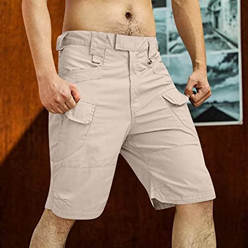 מכנסי מטען לגברים של פיררו טיולים בקיץ טיולים קלים מהירה מהירה ויבש חיצוני מכנסיים קצרים טקטיים מזדמנים עם