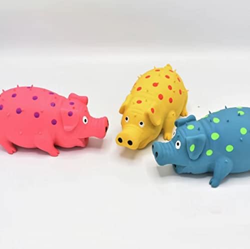 צעצועים של כלבי חזיר חרקים של ז'נג'יר, צעצוע של כלב חזירים נורמים 2 חבילות שמטלטל על כלבים קטנים בינוניים