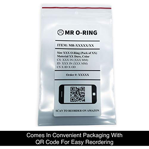 מר O-Ring 237 AFLAS O-RING-80A Durometer, 3-3/8 ID, 3-5/8 OD, 1/8 CS, שחור