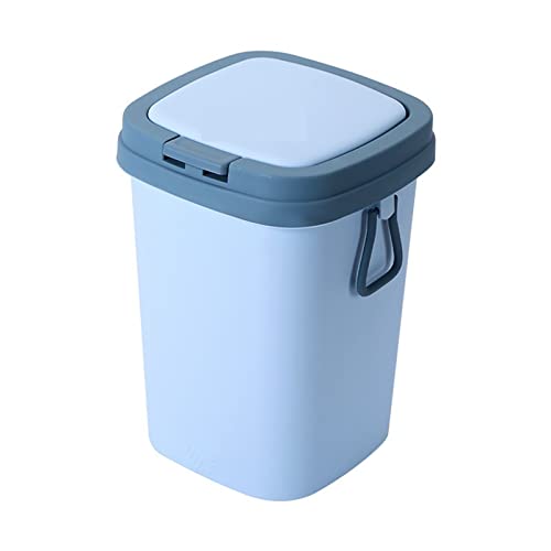 Allmro זבל קטן יכול לפח סל סלון מטבח שירותים שירותים צרים פח סל לחץ אח אחסון סל נייר עם כיסוי