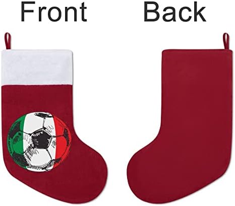 דגל איטליה כדורגל כדורגל חג המולד גרבי חג המולד גרבי חג המולד בית משפחה עיצוב חג המולד