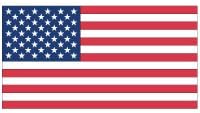 דגל אמריקאי מהורהר וארהב מדבקות - לקסדות, אופניים, כסאות גלגלים, פגושים לרכב וחלונות - עמיד בפני