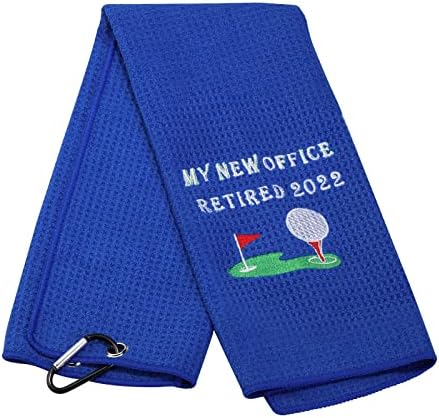 משרד PXTIDY מתנה בדימוס פרישה מגבת גולף מגבת המשרד החדש שלי בדימוס 2022 מלכה בדימוס מתנה למסיבת פרישה מתנה