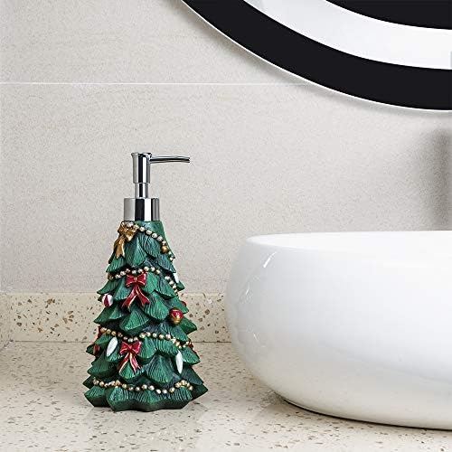 Greendisplay סבון עץ חג המולד/מתקן קרם