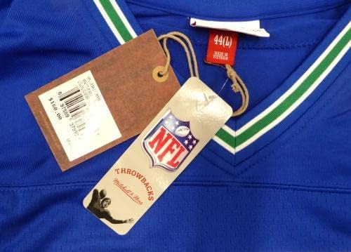 סיאטל סיהוקס ג'ים זורן עם חתימה כחול כחול אותנטי מיטשל ונס ג'רזי מידה 44 MCS HOLO 81468 - גופיות NFL
