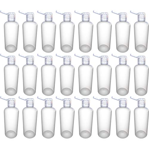 בקבוקי פלסטיק 2 גרם עם מרסס - בקבוקי חיטוי יד ריקים, בקבוקי נסיעות למוצרי טיפוח - 2oz מיכל חיטוי יד