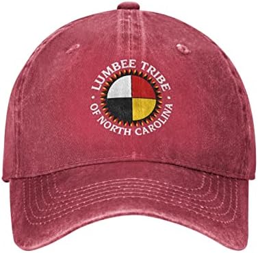 לומבי שבט של צפון קרוליינה בייסבול כובע איש של נשים מתכוונן אבא כובע יוניסקס כובע קאובוי כובעים