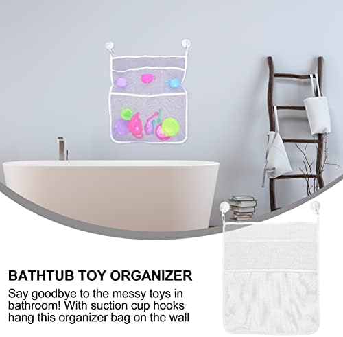 Zerodeko 1 pc מקלחת צעצועים מארגן Tum Toy Toy Toy תיק אמבטיה.