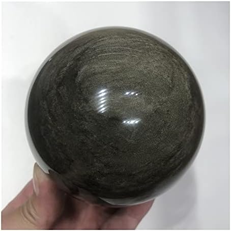 מדיטציה עיצוב בית גבישים טבעיים קוורץ גולדן אובסידיאן כדור כדור אנרגיה רייקי אבן אבן ביתית משרד אקווריום