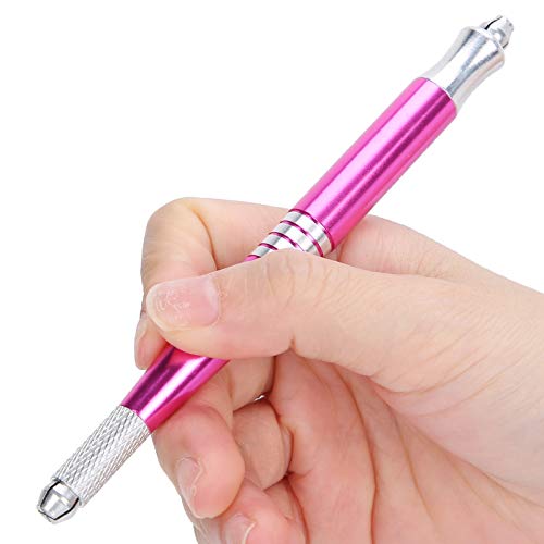 ידני קעקוע עט, גבות למינציה מיקרובליידינג עט מצח רקמת עטים בעבודת יד כפולה ראש ידני היפרפיגמנטציה כלי