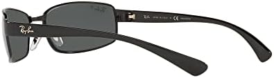ריי-באן 3364 משקפי שמש מלבניים מקוטבים ממתכת